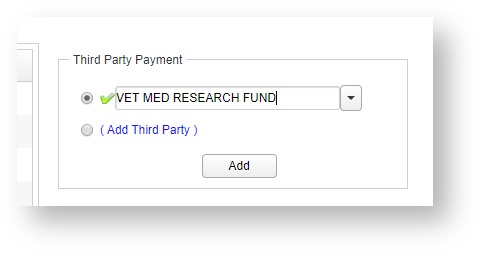 Third Party Payment
